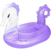 Bestway Royal Seahorse Ride-On - 67 x 47 in, Multicolor