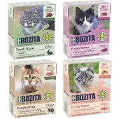 Bozita Natvoer Voor Katten Met Brokjes In Saus En Garnalen 370g