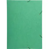 Exacompta Elastomap met 3 kleppen in glanskarton 600gm2 - A3 - Groen - 59515E