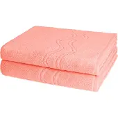 Ross Dames en Heren 2 X douchedoek - Als set Cashmere feeling