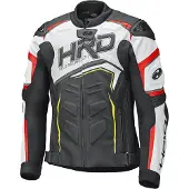 Held Safer II Zwart Wit Rood Leren Motorjas Maat 110