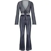 LASCANA Shirt met lange mouwen (set, 2-delig, + Broek) | Maat 34