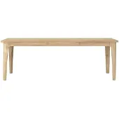 DTP Home Dining table Forte rectangular,76x225x90 cm, teakwood natural (Naturel, 225x90x76cm)
