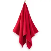 Zwoltex Kiwi Handdoek 30x50 cm Rood Katoen 500 g/m2