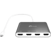 J5CREATE - USB-C To 4 Port HDMI Multi Monitor Adapter