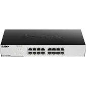 D-Link GO-SW-16G/E Eenvoudige Desktop Gigabit 16-poorts switch (1000 Mbit/s, Auto MDI/MDIX, Auto-Negotiatie)
