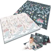 Nukido Opvouwbare speelmat - schuim - 200x180x1 cm