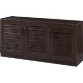 En.casa Schoenenkast Løten 62x125x36 cm wengé []