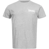 Lonsdale Shirt 'Elmdon' grijs gemêleerd / wit