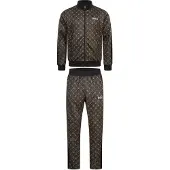 Benlee Trainingspak 'Art Deco' lichtbruin / zwart / wit
