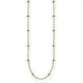 Thomas Sabo Halsketting, Erfstukketting geelgoud, (925 zilver, Zilver, 45 - 50 cm)