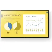 Sony FW-75EZ20L 75IN LED 4K (3840 x 2160 Pixels, 75"), Digitale bewegwijzering, Zwart