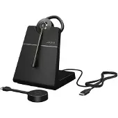 Jabra Engage 55 SE Convertible Link400c On Ear headset DECT, Kabel Zwart Ruisonderdrukking (microfoon) Mono Computer