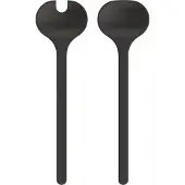 Mepal Saladebestek Silueta 2-delig - Nordic black - campingservies - Campingbestek - Buitenservies