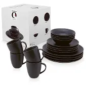 Vt wonen Serviesset vtwonen Raw Matt Black (16-delig)