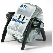 Durable Draaibare kaarthouder Visifix-Flip, voor 400 kaarten, zwart
