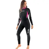 Seac Neoprenanzug - Relax Lady 2, 2 mm - Schwarz/Pink - - M - Medium - Neoprenanzüge