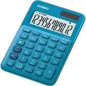 Casio Ms-20uc-bu Calculator Blauw