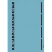 Leitz Rugetiket Zelfklevende Printbare Rugetiketten A4 Blauw 6.15 x 19,2 cm 25 Vellen à 4 Etiketten