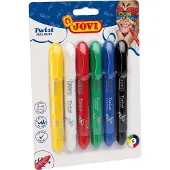 Jovi Face colours Schroefkrijtjes 6-set (3 jaar+)