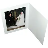 Daiber 1x100 Portretmappen m. Passepartout 15x20 wit Mat