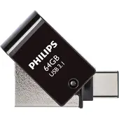 Philips USB stick | | 64 GB (USB A en USB C, USB 3.1)