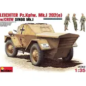 Mini art Lichte PzKpfWg Mk. I 202 ( e) met bemanning Dingo Mk. I