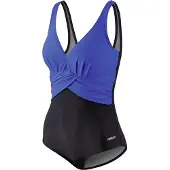 Beco badpak D cup dames polyamide blauw/zwart