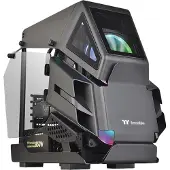 Thermaltake AH T200 Micro-tower PC-behuizing Zwart Zijvenster