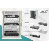 Digitus DN-10-SET-2 rack Wandrek Grijs
