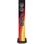 Ices Bluetooth-kolomluidspreker met FM-, USB-, SD- en AUX-ingangen