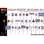 Mini art Modelbouwpakket Militaire voertuigen - 35637 Italian Traffic Signs 1930-40s Plastic - 1:35 - Modelbouw