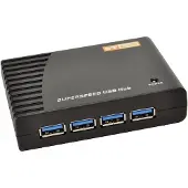 EXSYS EX-1125, USB 3.0, 5000 Mbit/s, zwart, 5 - 95, 9,6 cm, 6,7 cm