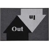 Kleen-Tex Mat In & Out Inloopmat, met quote, antislip, wasbaar