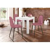 Inosign Eethoek met eettafel 80 cm breed (set, 5-delig)