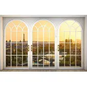 Komar Vliesbehang Digitale print vlies - Belle Vue - Afmeting 400 x 260 cm (1 stuk)