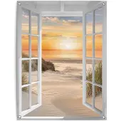 Reinders! Poster Zonsondergang aan het strand