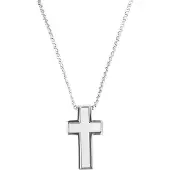 s.Oliver Ketting met hanger Kruis, 2035529 met zirkoon (synthetisch)