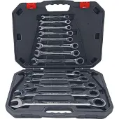 Bgs Spanner, Ratelring steeksleutelset SW 8 - 32 mm 13 stuks. (19 mm, 17 mm, 13 mm, 22 mm, 14 mm, 12 mm, 10 mm, 8 mm, 32 mm, 30 mm, 27 mm, 24 mm, 21 mm)