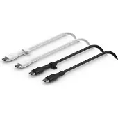 Belkin CAB009BT1MBW2PK USB-kabel 1 m USB C Zwart, Wit