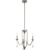 Kichler LED Kroonluchter | 3X E14 Max 60W | Dimbaar | Classic Pewter