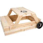 Small Foot - Zandbak met Zitgedeelte en Moddertafel