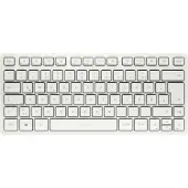 Cherry Bluetooth toetsenbord KW 7100 Mini BT Milk White, QWERTZ, voor meerdere apparaten, compact formaat, incl. draagtas