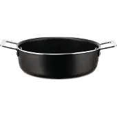 Alessi Lage Kookpan Pots&Pans Black 24 cm