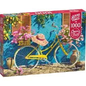 CherryPazzi PLATON Puzzel 1000, Fiets in citroenkleur, model 30721