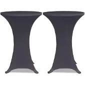 vidaXL Stoelhoes stretch 2st 60 cm antraciet