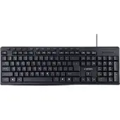 Lenovo bedraad USB toetsenbord met 13 multimedia toetsen - QWERTY (US) / zwart - 1,4 meter
