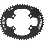 O.SYMETRIC Dura Ace Oval Chainring Zilver 52t