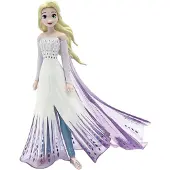 BULLYLAND 13517 – Speelfiguur en verzamelfiguur Elsa uit Frozen 2, ca. 9,5 cm – levensecht en detailrijk vormgegeven – ideaal als taartfiguur en klein cadeautje voor kinderen vanaf 3 jaar.