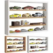 VCM OsadoM wandkast wandmontage 4 planken beuken.